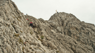 Widderstein - die letzten Meter zum Gipfel