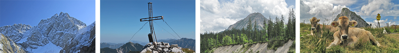 Berge - Touren - Wanderungen - Bergsteigen - Wandern - Alpin - Mountainbike - Rad - Schneeschuhwanderung - Skitour